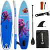 Sun Reflections Kids SUP 8'2 gonfiabile Set tavola e pagaia per bambini 250x66x10cm - Colore: OCTOPUS (250x66cm)