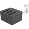 DELOCK USB Dockingstation für 3 x SATA HDD/SSD 1:2 Klon Fkt.