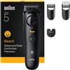 Braun BeardTrimmer 5 80789813, alimentazione/batteria, nero