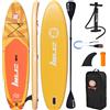 Zray Set SUP gonfiabile Zray EA-3 Allround Air 10'6 (320 cm)  Set completo con pagaia, pompa, zaino e leash