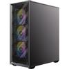 Antec AX85 Case Mid Tower Nero ATX ARGB Vetro Temperato Flusso d'Aria Ottimale