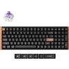 Keychron Tastiera magnetica senza fili Keychron K4 HE Special Edition, Bluetooth, 2,4 GHz, LED RGB, hot-swap, layout QWERTY USA, interruttore magnetico Gateron, nero (K4H-F1)