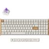 Keychron Tastiera magnetica senza fili Keychron K4 HE Special Edition, Bluetooth, 2,4 GHz, LED RGB, hot-swap, layout QWERTY USA, interruttore magnetico Gateron, bianco (K4H-Q1)