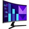 Samsung Monitor VA LED Samsung 27" LS27D392GAUXEN, Full HD 1920 x 1080, VGA, HDMI, 100 Hz, 4 ms Nero