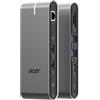 Acer HP.DSCAB.022 replicatore di porte e docking station per laptop Cablato USB 3.2 Gen 1 (3.1 Gen 1) Type-C Argento