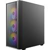 ANTEC AX65 ARGB Case per PC Midi Tower Gaming ATX, nero