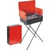 Briconess barbecue a carbonella 'valigetta' cm 43x31x77h