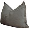 Bananair Pouf in velluto a coste BANANAIR 180 x 140 cm grigio scuro