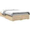 vidaXL Struttura letto con cassetti marrone 120 x 190 cm materiale a base di legno