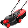 Lehmann Tosaerba elettrico LEHMANN, 1200 W, larghezza di taglio 32 cm, cesto per l'erba da 25 L, regolazione dell'altezza di taglio a 3 livelli da 25 a 65 mm, per prati fino a 500 m