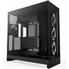 NZXT H9 Flow RGB (2025) All Black Midi Tower ATX Gaming Gehäuse schwarz mit Glasfenster