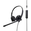 DELL WH1022, Cavo, 20 - 20000 Hz, Chiamata/Musica, 121 g, Cuffia con microfono, Nero