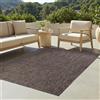 TAPISO Tappeto Tapiso YUCANA Outdoor Marrone Balcone resistente ai raggi UV 120 x 170 cm