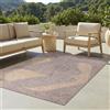 TAPISO Tappeto Tapiso YUCANA Outdoor Marrone Balcone resistente ai raggi UV 140 x 200 cm