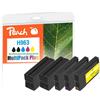 Peach Cartuccia d'inchiostro Peach 6ZC70AE 5 pz. compatibili Nero, Ciano, Magenta, Giallo