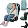 Lionelo Seggiolino per bambini Neal i-Size 100-150 cm, fino a 12 anni, Poggiatesta regolabile, Sistema di protezione laterale supplementare, Schienale reclinabile Verde
