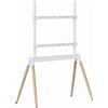 GEMBIRD Gembird TVS-86F-01-W Supporto/supporto per TV 2,18 m (86") Bianco, Legno