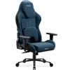 Diablo Chairs Diablo X.One Prime sedia da gioco sedia da ufficio sedia da scrivania con funzione di raffreddamento, dimensioni normali, colore blu