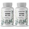 XTRA FUEL Compresse di vitamina D3 + K2 - 20.000 U.I. + 200mcg - 100% puro e ad alto dosaggio - 2 dosi (480x compresse D3+K2)