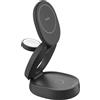Belkin Boost Charge klappb. mag. 3-in-1 Lades. Qi2 sw. WIZ034kqBK