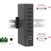 DELOCK Industrie Hub 7 x USB 2.0 Typ-A mit 15 kV ESD Schutz