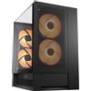 COUGAR OmnyX, Midi Tower, senza alimentatore, USB/Audio, ATX, 2x USB-C 3.2 Gen 2, 4x USB 3.0, nero