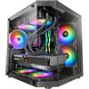 Tacens Mars Gaming MC-3TLITE, Mini Tower, PC, Nero, Micro ATX, Mini-ITX, Gaming, Altro