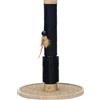Designed by Lotte 440811, Tiragraffi per gatti, autoportante, nero, marrone, legno, 39,5 cm, 550 mm