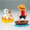 Banpresto - One Piece Figurki Luffy z Going Merry 8cm - Detaliczna Postać z Anime