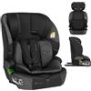 Lionelo seggiolino auto Levi Fix i-Size protezione laterale, regolazione poggiatesta 10 gradi Grigio