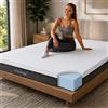 Arensberger Materasso in schiuma gel ARENSBERGER SARA 160x200 cm - 16 cm di schiuma gel NANOCELL® - Grado di rigidità H3 - Traspirante - Rivestimento sfoderabile 240 g/m²
