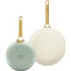 Greenpan Set di padelle GreenPan Padova Reserve, 2 pezzi (20 cm + 26 cm), lavabile in lavastoviglie, antiaderente
