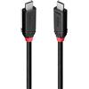 Lindy 2 m di cavo USB4 240W tipo C, linea nera