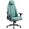 Diablo Chairs Sedia da gioco Diablo X.Eye Prime con funzione di raffreddamento Sedia da ufficio Sedia da scrivania, carico massimo 140 kg, dimensioni normali, colore Mystic Mint
