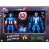 Hasbro - Marvel Legends Series Figurki Captain America & Venom 15cm Zestaw 2 szt.