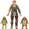 NECA Teenage Mutant Ninja Turtles (The Last Ronin The Lost Years) Actionfigur Grammy April con Baby Yi e Moja 18 cm
