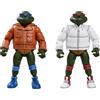 NECA Tartarughe Ninja Teenage Mutant Punk Leonardo e Punk Raphael set 2 figure 18cm