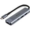 LINDY USB 3.2 Gen 2 Typ C Hub & Gigabit Ethernet
