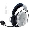 Razer BlackShark V3 Pro, cablato e wireless, gioco, 367 g, cuffie con microfono, bianco