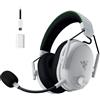 Razer BlackShark V3 Pro, cablato e wireless, gioco, 367 g, cuffie con microfono, bianco