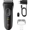 Braun Rasoi Braun Serie 3 3000 Nero/Grigio