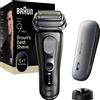BRAUN Series 9 PRO+ 9625s rasoio elettrico da uomo Pro-SensoAdapt, colore:Titanio