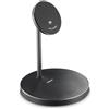 Hama 00201737 caricatore per dispositivi mobili Cuffie, Smartphone Nero USB Ricarica senza fili Ricarica rapida Interno