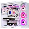 itek DARK CAVE AKU, Torre, PC, Bianco, ATX, Micro ATX, Mini-ITX, Acciaio, Gaming