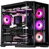 itek DARK CAVE AKU, Torre, PC, Nero, ATX, Micro ATX, Mini-ITX, Acciaio, Gaming