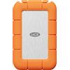 LaCie STND4000400, 4 TB, USB Type-C, USB4 Gen 3x2, 4000 MB/s, arancione, acciaio inossidabile