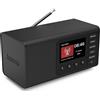 Hama Radio digitale HAMA "DR1001", FM/DAB/DAB+/Bluetooth® RX, radiosveglia, nero (00054260)