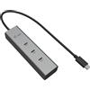 iTEC I-TEC i-tec Metal HUB di ricarica USB-C a 5 porte con video USB-C 8K + Power Delivery 85W