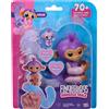 Merkloos Fingerlings Snuggle Tails Scimmia interattiva viola COCO