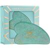 CRYSTALLOVE Piastra per massaggio facciale Gua Sha in amazzonite - Edizione limitata